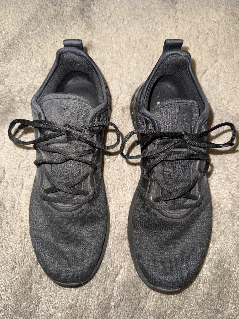 Women’s Black Lightweight Knit Running Shoes